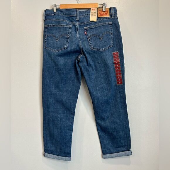 NWT Levi's Mid Rise Boyfriend Ripped Jeans - Picture 8 of 11